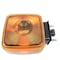Truck-Lite Incandescent, Yellow Square, 1 Bulb, Dual Face, Vertical Mount, Side Marker, Pedestal Light, 2 5800AA - alternate 2